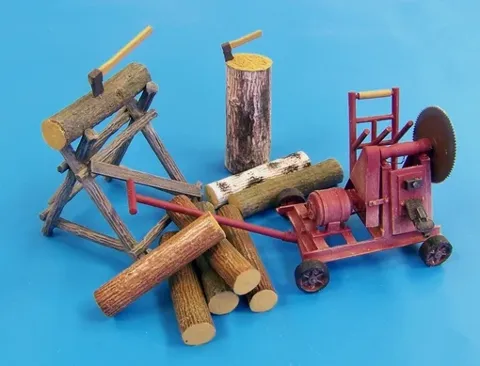 Resinový set Plus Model 436 cirkulárka 1/35 – resinové díly a aršík fotoleptů