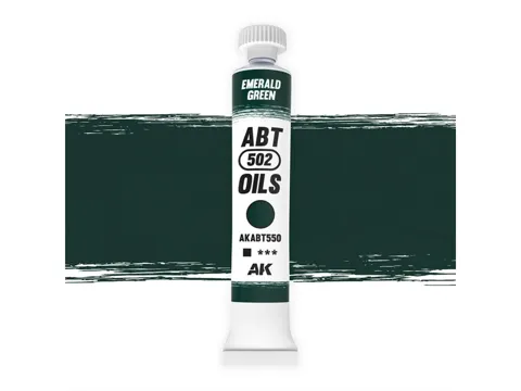 Tuba olejové barvy AK Interactive Oil Paints ABT550 smaragdová zelená 20 ml