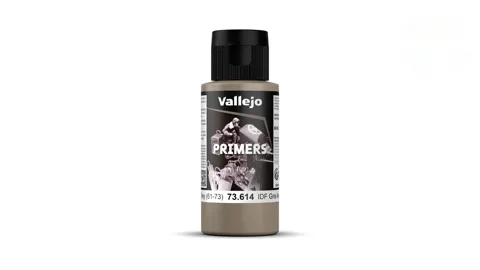 Lahvička základovky Vallejo Surface Primer 73614 IDF izraelská pískově šedá 6173, 60 ml
