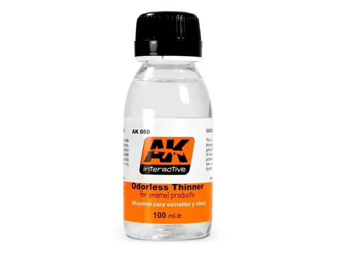 Lahvička ředidla AK Interactive AK050 Odorless Turpentine 100 ml bez zápachu