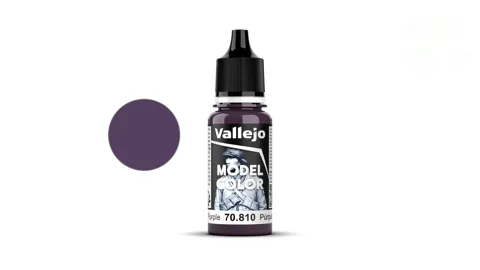 Lahvička akrylové barvy Vallejo Model Color 70810 Royal Purple matná, 18 ml