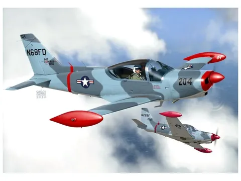 Krabice stavebnice Kovozávody Prostějov 1/48 SIAI-Marchetti SF-260D, kód KPM4815