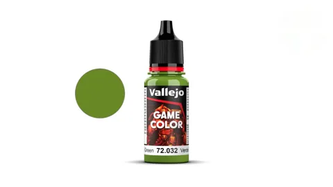 Lahvička akrylové barvy Vallejo Game Color 72032 Scorpy Green 18 ml s kapátkem