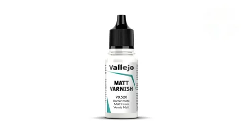 Lahvička matného laku Vallejo Model Air 70520 Permanent Matt Varnish 18 ml