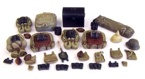 Resinové díly Plus Model 349 německé batohy 1. světové války v měřítku 1/35