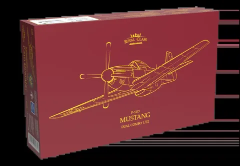 Krabice stavebnice Eduard Royal Class R0021 P-51D Mustang Dual Combo v měřítku 1/72