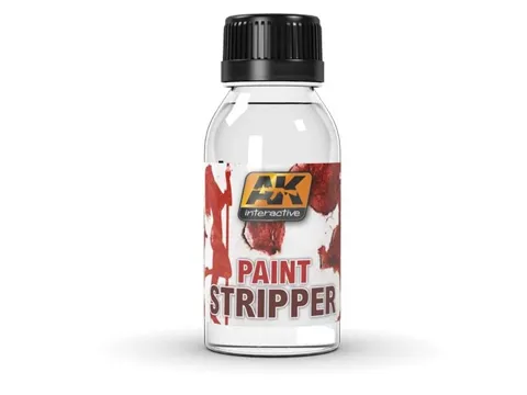 Lahvička AK Interactive AK186 Paint Stripper 100 ml, odstraňovač barvy z modelů