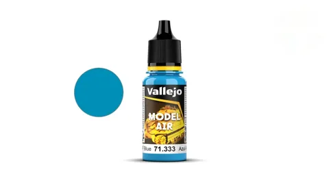 Lahvička akrylové barvy Vallejo Model Air 71333 ruská letecká modrá 18 ml