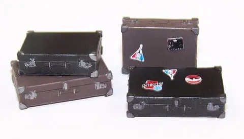 Sada zavazadel Plus Model EL061 kufry v měřítku 1/35 pro diorámata