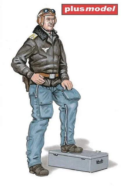 Resinová figura Plus Model Aero Line AL4096 pilot Me 262 Schwalbe v měřítku 1/48