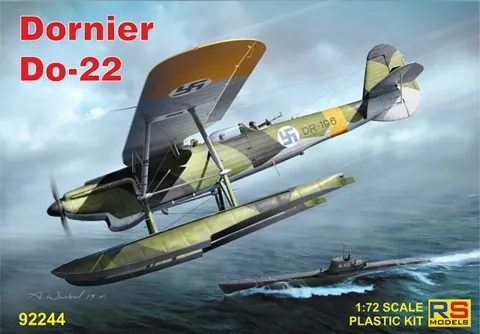 Plastiková stavebnice RS Models 92244 Dornier Do 22 v měřítku 1/72