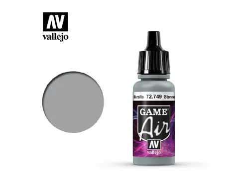 Lahvička akrylové barvy Vallejo Game Air 72749 kamenně šedá Stonewall Grey 17 ml