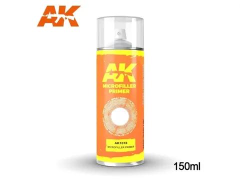 Sprej AK Interactive AK1018 Microfiller Primer, vyplňující základ 150 ml