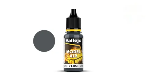 Lahvička akrylové barvy Vallejo Model Air 71053 tmavá námořní šedá 18 ml