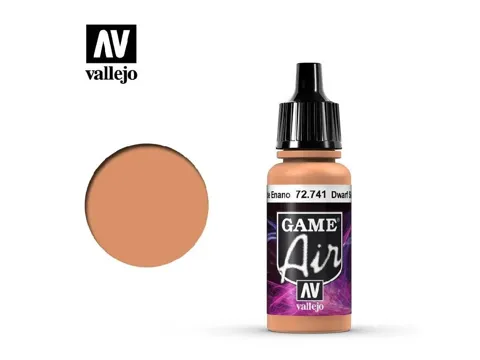 Lahvička akrylové barvy Vallejo Game Air 72741 trpasličí pleť Dwarf Skin 17 ml