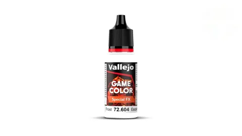 Lahvička akrylové barvy Vallejo Game Color 72604 Special FX námraza (Frost) 18 ml