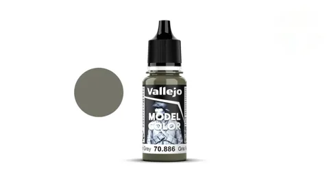 Lahvička akrylové barvy Vallejo Model Color 70886 zelenošedá matná 18 ml