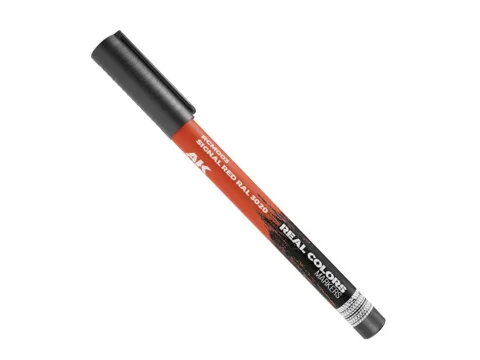 Lakový popisovač AK Interactive RC Markers RCM003 signální červená RAL 3020
