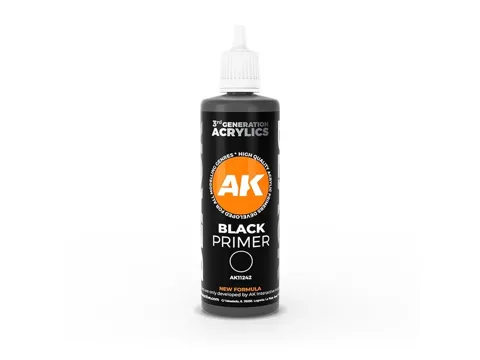 Lahvička AK Interactive 3GEN AK11242 černý primer 100 ml