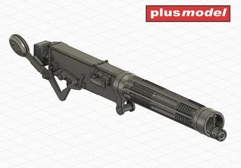 3D tištěné díly Plus Model AL3019 letecký kulomet Vickers v měřítku 1/32