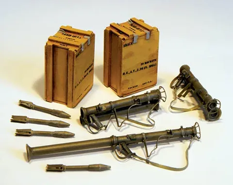 Resinová sada Plus Model 327 Bazooka M9 v měřítku 1/35 s fotolepty a obtisky