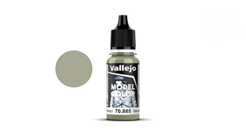 Lahvička akrylové barvy Vallejo Model Color 70885 pastelová zelená matná 18 ml