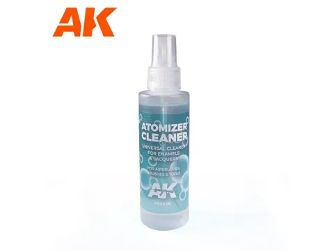 Lahvička s rozprašovačem AK Interactive AK9316 Atomizer Cleaner for Enamel 125 ml