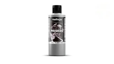 Lahvička základové barvy Vallejo Surface Primer 74601 šedá, 200 ml