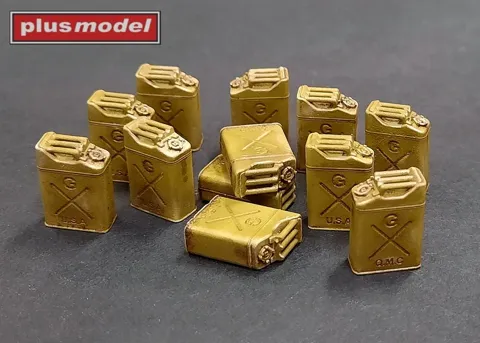 Set Plus Model DP3037 americké kanystry 1/35, dvanáct kanystrů pro dioramata