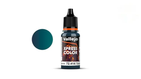 Lahvička akrylové barvy Vallejo Xpress Color 72414 Caribbean Turquoise 18 ml