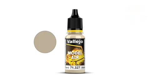 Lahvička akrylové barvy Vallejo Model Air 71327 IAF Sand Color 18 ml