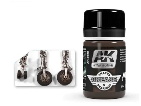 Lahvička AK Interactive AK2032 Enamel Air Weathering mazivo pro hřídele a ložiska 35 ml