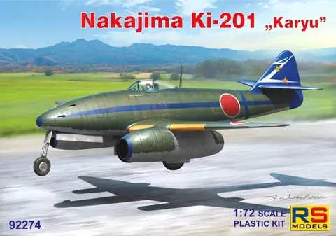 1/72 Nakajima Ki-201 "Karyu" - 3 decal v. for Japan, USA