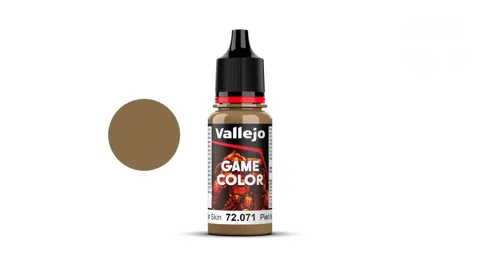 Lahvička akrylové barvy Vallejo Game Color 72071 barbarská pleť 18 ml