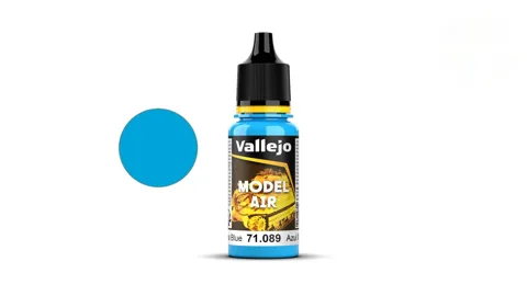 Lahvička akrylové barvy Vallejo Model Air 71089 světlá námořní modrá 18 ml
