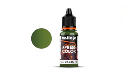 Lahvička akrylové barvy Vallejo Game Color Xpress Color 72415 orčí kůže 18 ml