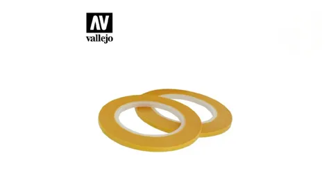 Vallejo Tools T07004 přesná maskovací páska 3 mm x 18 m, balení dvou rolí