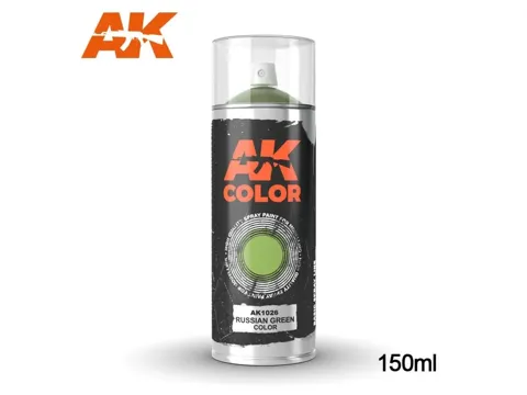 Sprej AK Interactive Sprays AK1026 ruská zelená Russian Green 150 ml