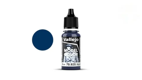 Lahvička akrylové barvy Vallejo Model Color 70925 modrá matná 18 ml s kapátkem