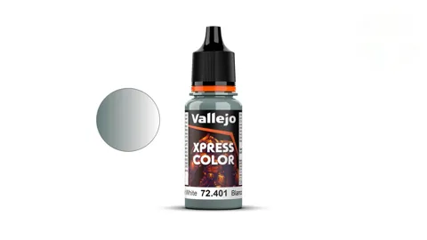 Lahvička akrylové barvy Vallejo Xpress Color 72401 Templar White 18 ml