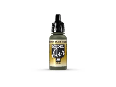 Lahvička akrylové barvy Vallejo Model Air 71410 AII Zashchitnyi Camouflage Green 18 ml