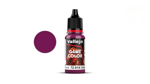 Kapátková lahvička akrylové barvy Vallejo Game Color 72014 Warlord Purple 18 ml