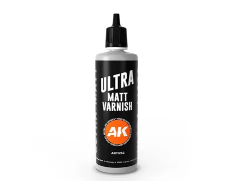 Lahvička akrylového laku AK Interactive 3GEN AK11252 Ultra Matt Varnish 100 ml