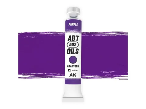 Tuba olejové barvy AK Interactive Oil Paints AKABT620 fialová 20 ml