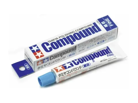 Tuba jemné lešticí pasty Tamiya 87069 Polishing Compound Fine 22 ml