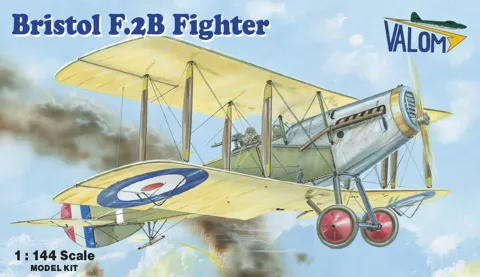 Krabice stavebnice Valom 14415 Bristol F2B Fighter 1/144, dvojbalení se dvěma modely