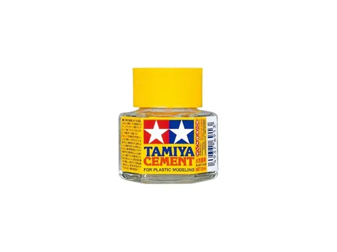 Lahvička modelářského lepidla Tamiya 87012 Cement 20 ml na plastikové modely
