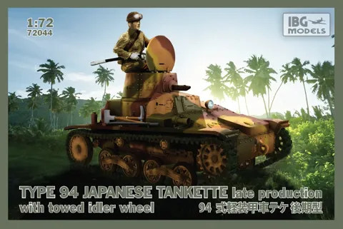 Krabice stavebnice IBG Models 72044 japonská tanketa Type 94 v měřítku 1/72