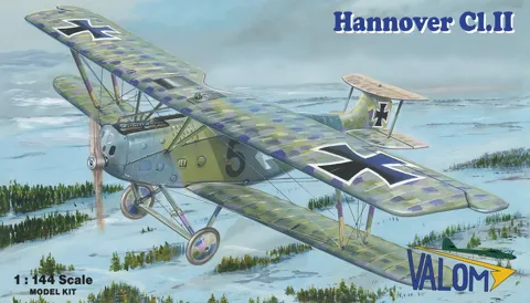 Krabice plastikové stavebnice Valom 14429 Hannover Cl.II v měřítku 1/144, dvojbalení