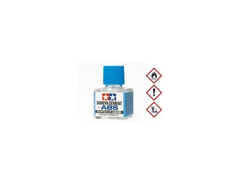 Nádobka modelářského lepidla Tamiya 87137 Cement (ABS) na ABS plast